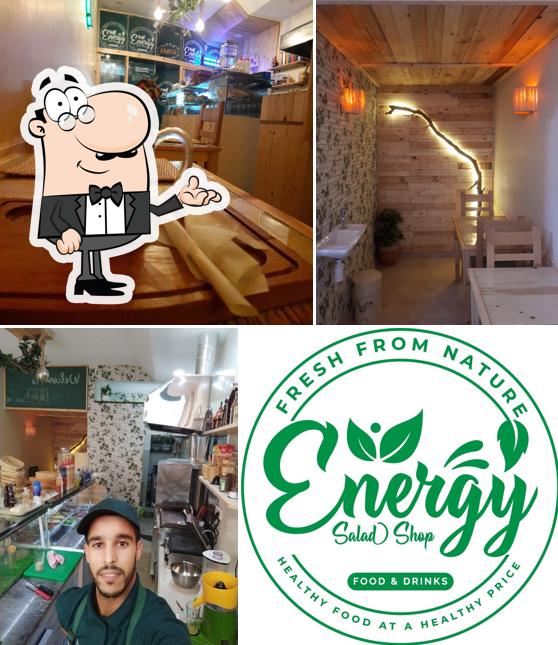 L'intérieur de Energy Salad Shop