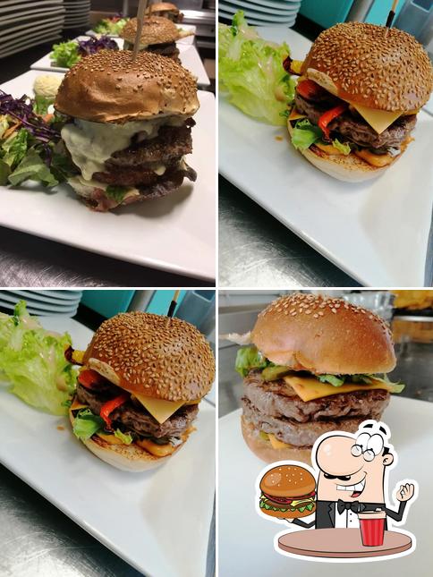 Get a burger at Restaurant Le Centurion