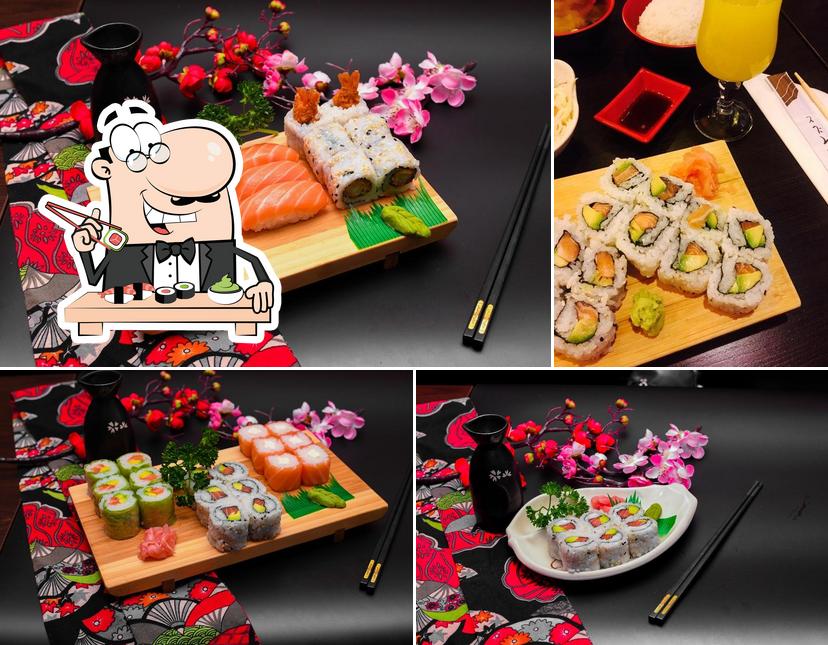 Essayez de nombreuses options de sushi