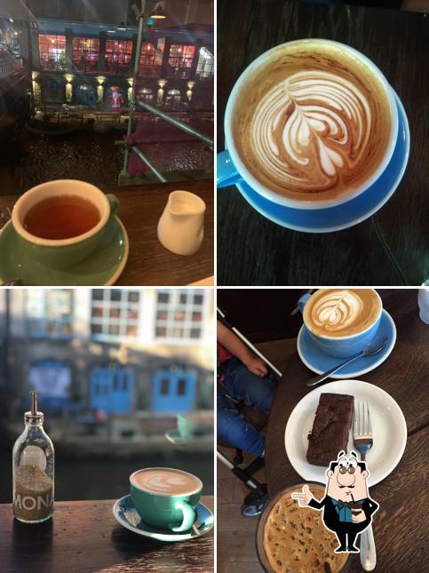 Order various drinks served at 200 Degrees Coffee Shop