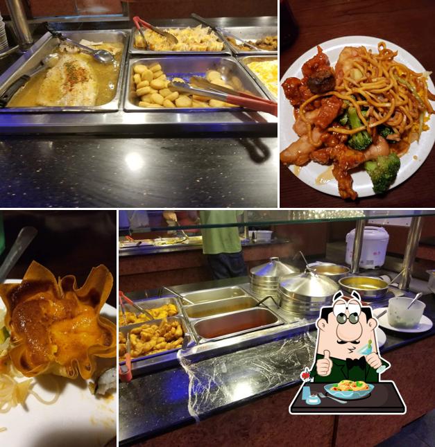 Food at China Wok Buffet