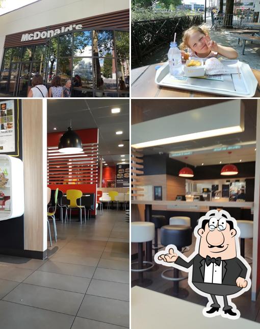 L'intérieur de McDonald's