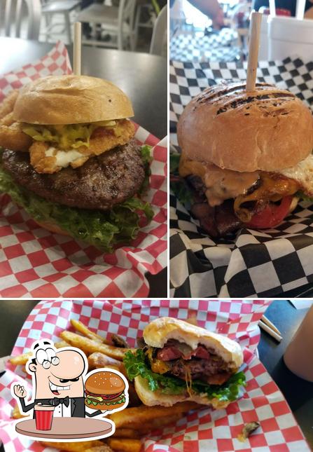 Try out a burger at Burly Burger