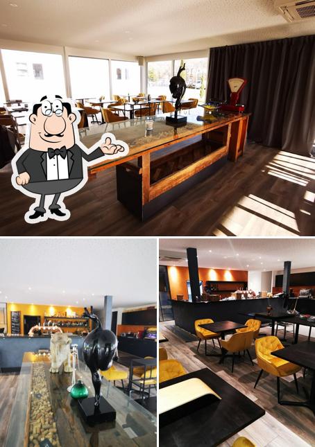 Gli interni di Dix-neuf 64 - Resto Bar Lounge