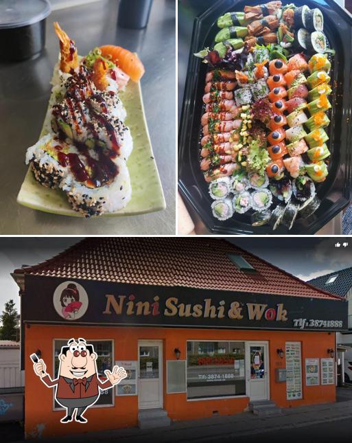 Comida en Nini Sushi