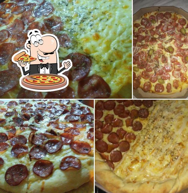 Experimente pizza no Pizzaria Esquina do Sabor