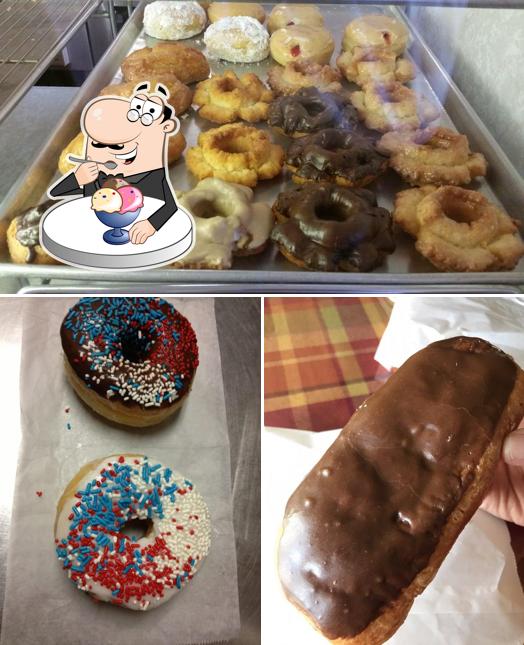 World Donuts offers a selection of sweet dishes
