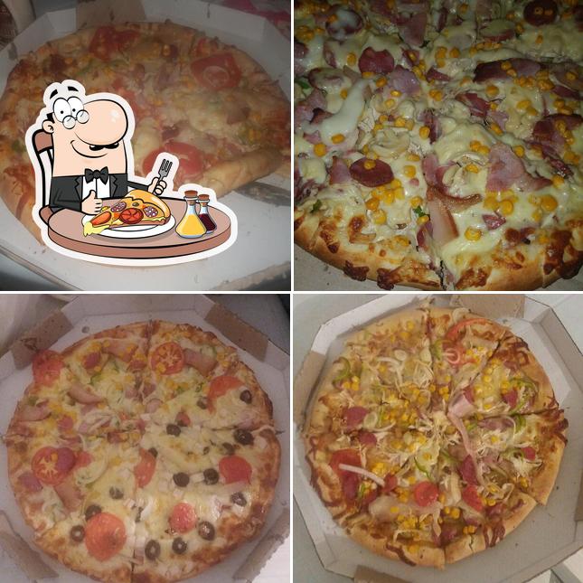 Consiga diferentes variedades de pizza