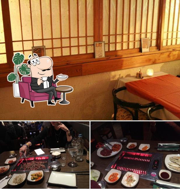 L'intérieur de Arirang korean BBQ restaurant