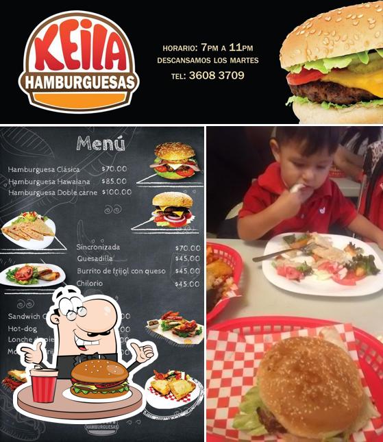 Try out a burger at Hamburguesas Keila