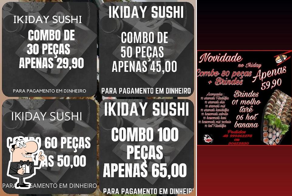 Look at the pic of Ikiday Sushi Delivery