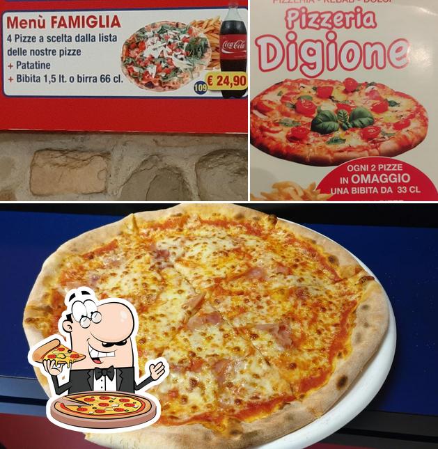 Prenditi una pizza a Pizzeria Digione Pizza Kebab