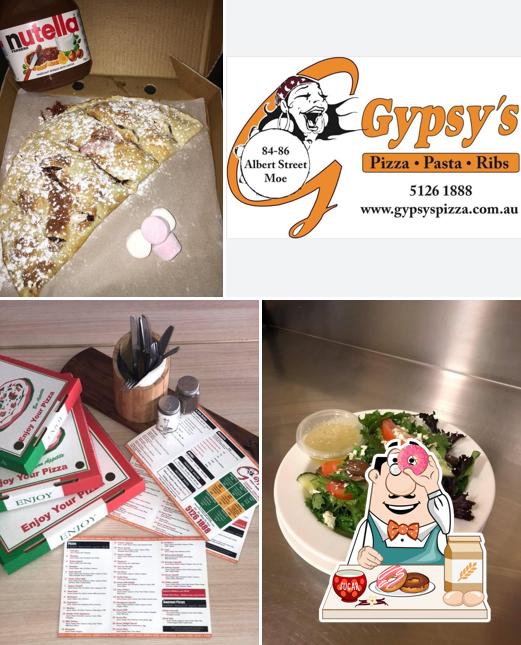 Gypsy's Pizza provides a selection of sweet dishes