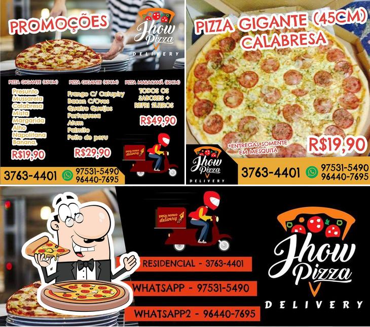 Get pizza at Jhow Pizza Delivery