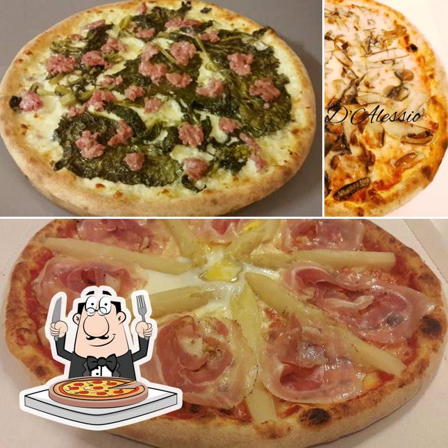 Essayez des pizzas à Pizzeria per asporto "D'Alessio" - SPINEA