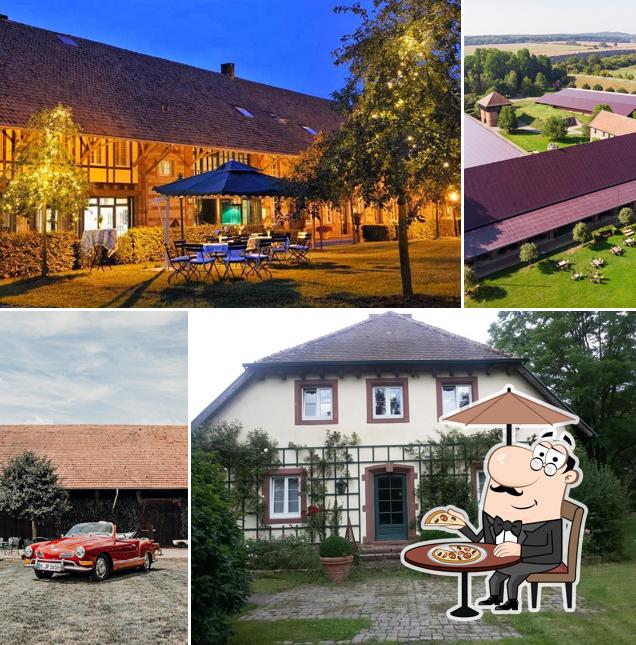 Schnappt frische Luft außerhalb Der Linslerhof – Hotel, Events & Natur