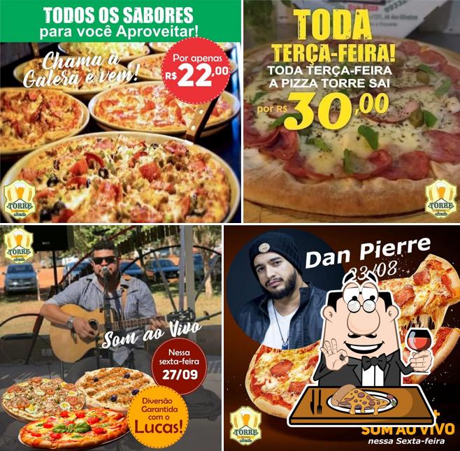 Peça pizza no Torre Pizzaria