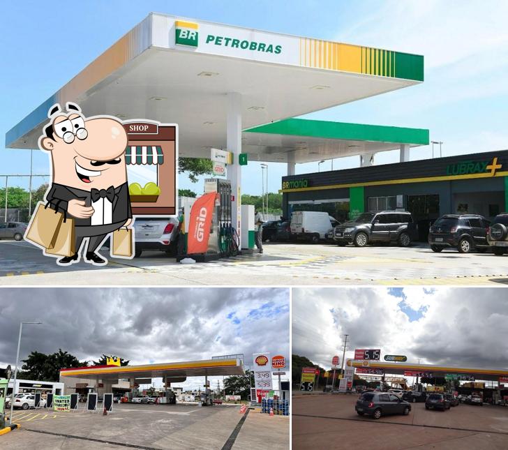 Veja imagens do exterior do Posto Petrobras