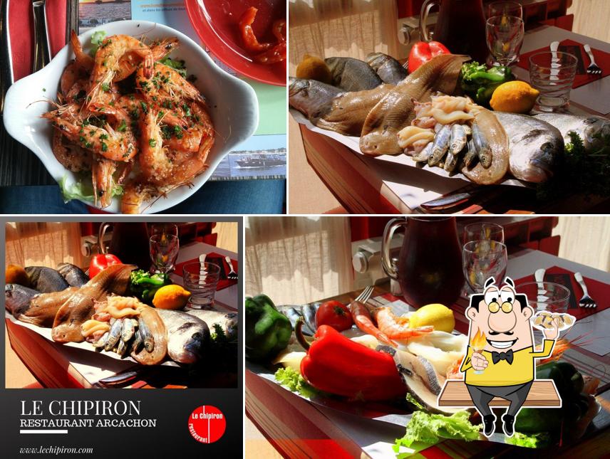 Prenez des fruits de mer à Restaurant Le Chipiron Arcachon