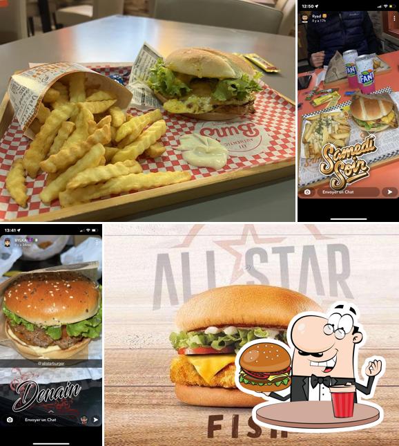 Essayez un hamburger à ALL STAR BURGER