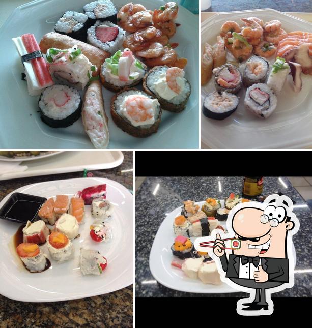 Experimente diversas opções de sushi