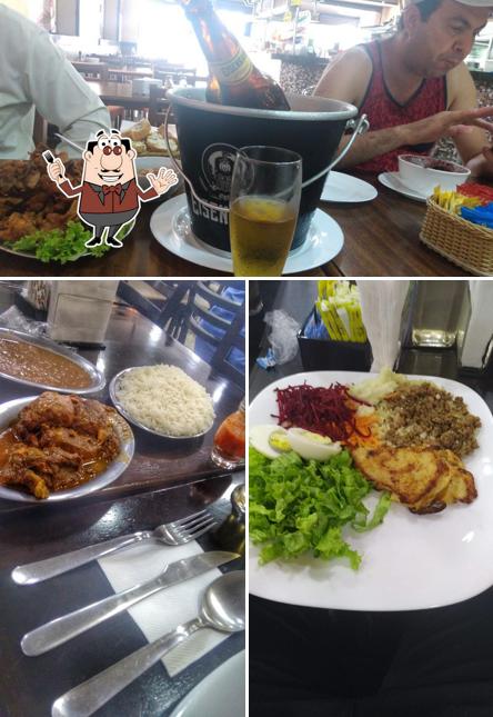 Comida em Aeromix Grill