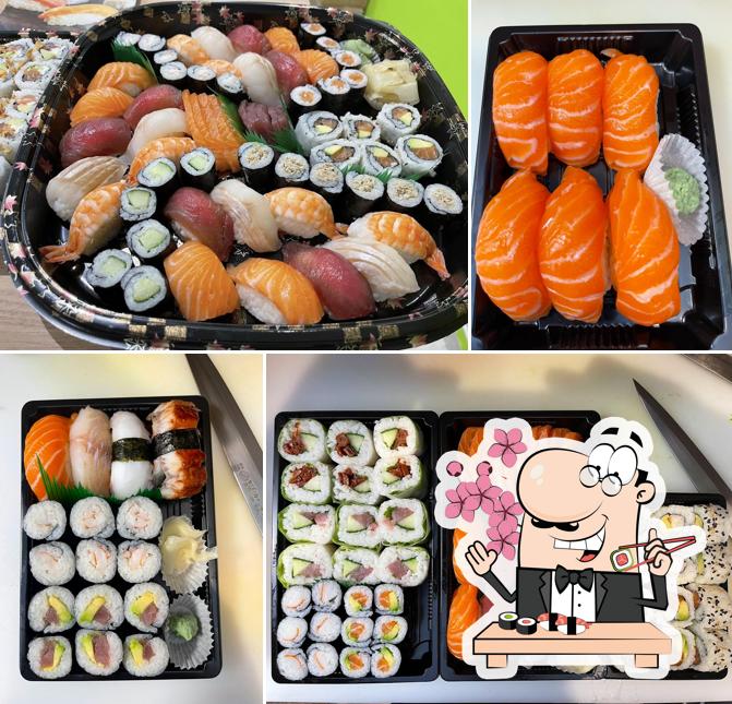 Prenez de nombreuses options de sushi