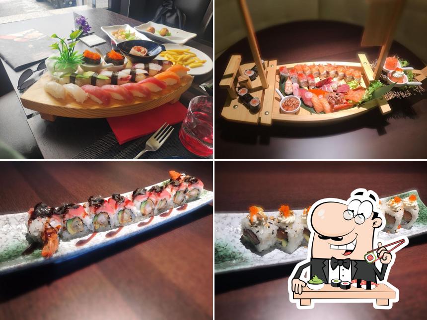 Ordina le diverse opzioni di sushi