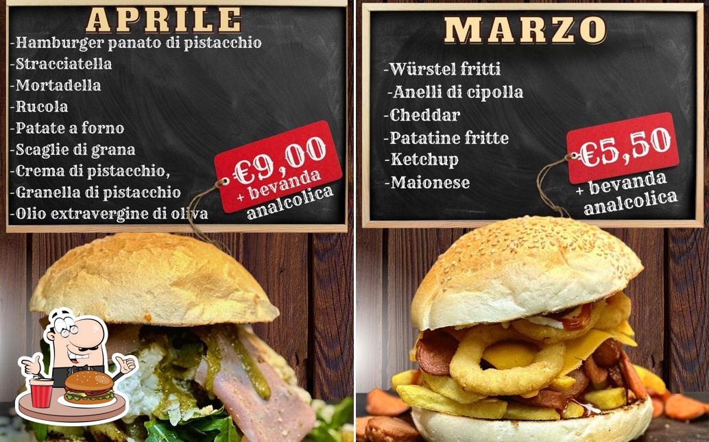 Concediti un bell'hamburger a Pizzeria Mozzafiato