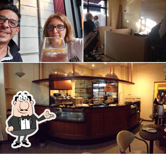 Dai un’occhiata alla foto che mostra la interni e birra di Le petit café