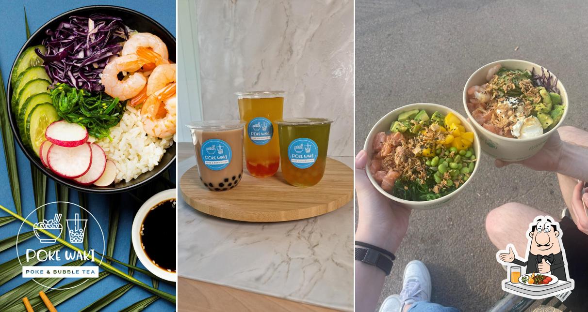 Plats à Poke Waki (Poke Bowl & Bubble Tea)