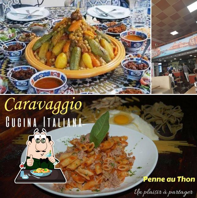 La photo de la nourriture et intérieur de Caravaggio’s