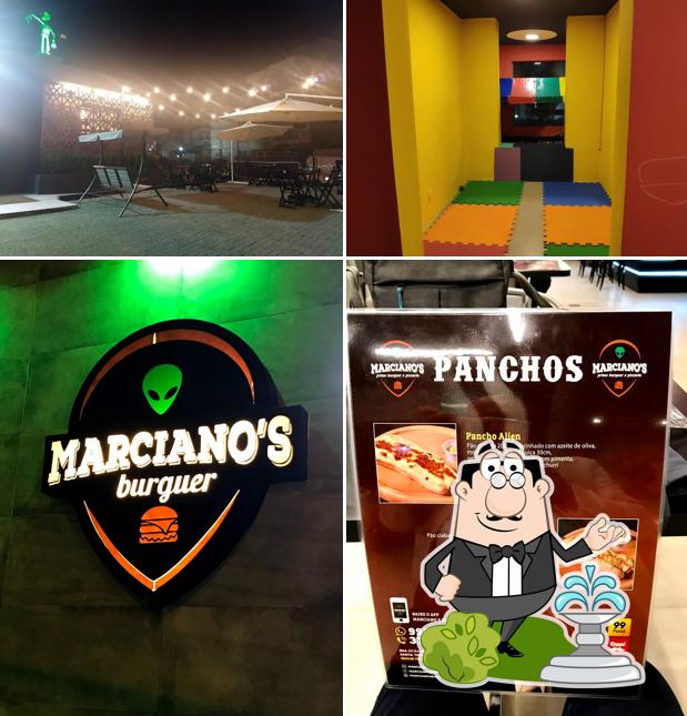 O exterior do Marciano's Burguer