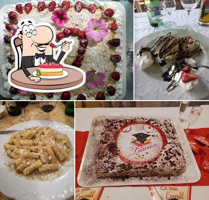 Ristorante da Luigi all'Orto di Roma offre un'ampia gamma di dolci