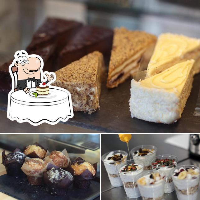 monte - coffee.bakery.gelato offers a variety of sweet dishes