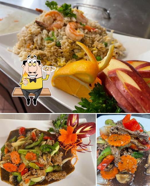 Get seafood at Happy Thai Cuisine