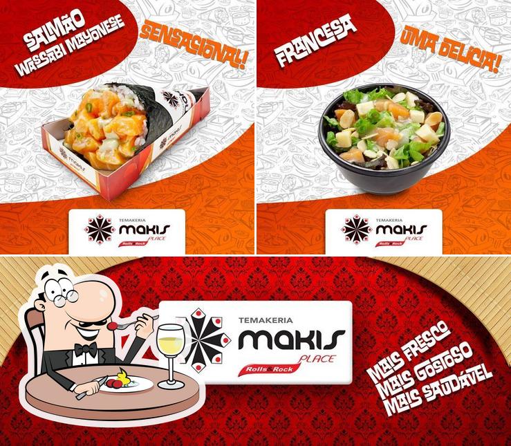 Comida em Makis Super Shopping