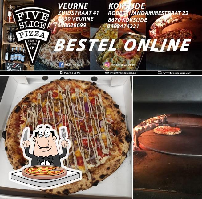 Bei Five Slice könnt ihr Pizza bestellen 