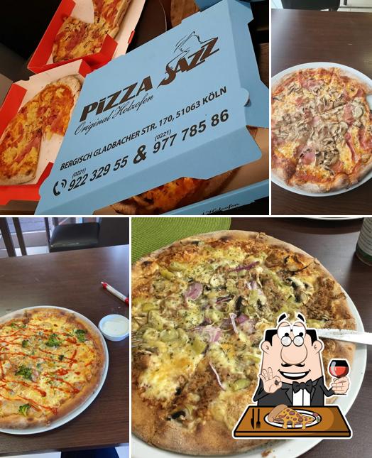 Pick various types of pizza