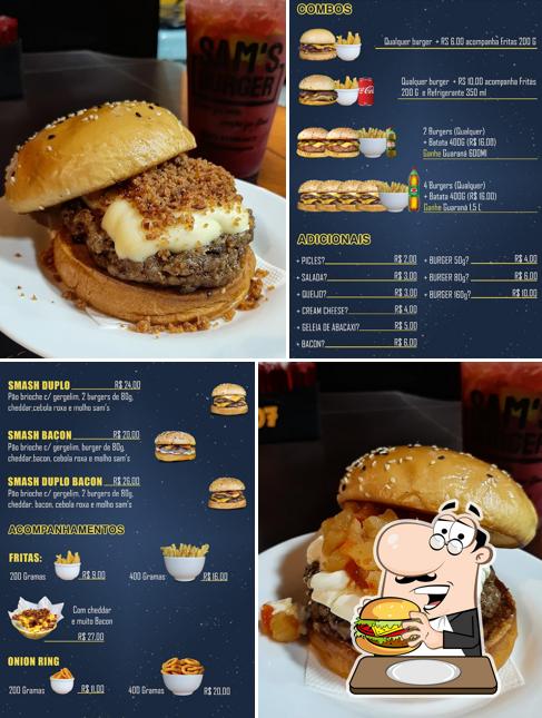 Os hambúrgueres do Sam's Burger irão saciar uma variedade de gostos