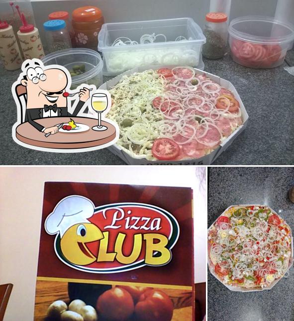 Comida em Pizza Club