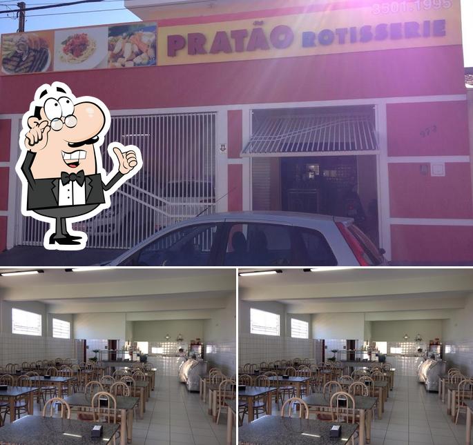 O interior do Pratão Rotisserie