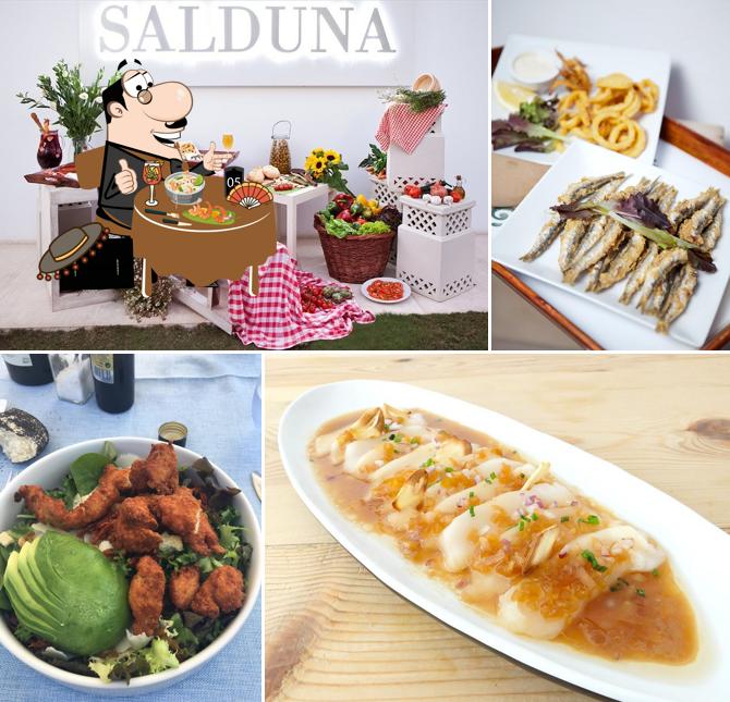 Comida en Restaurante Salduna Beach