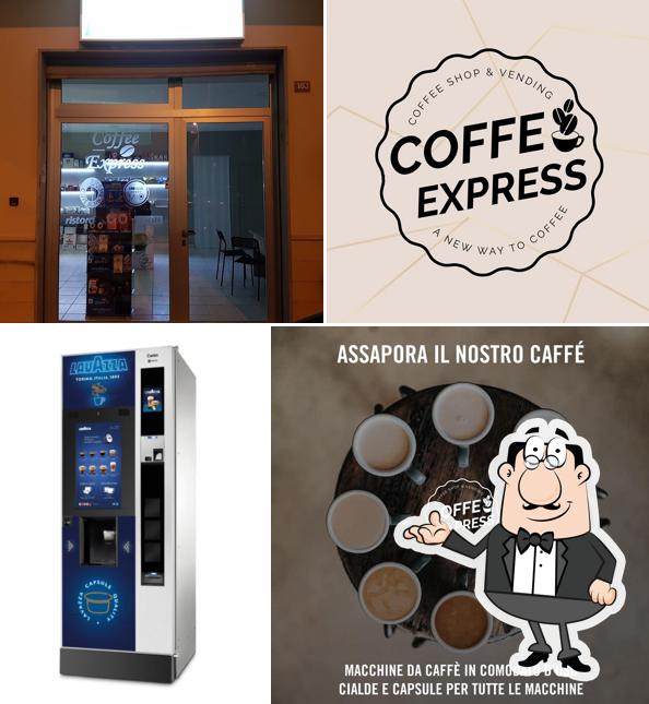 Gli interni di Coffee Express