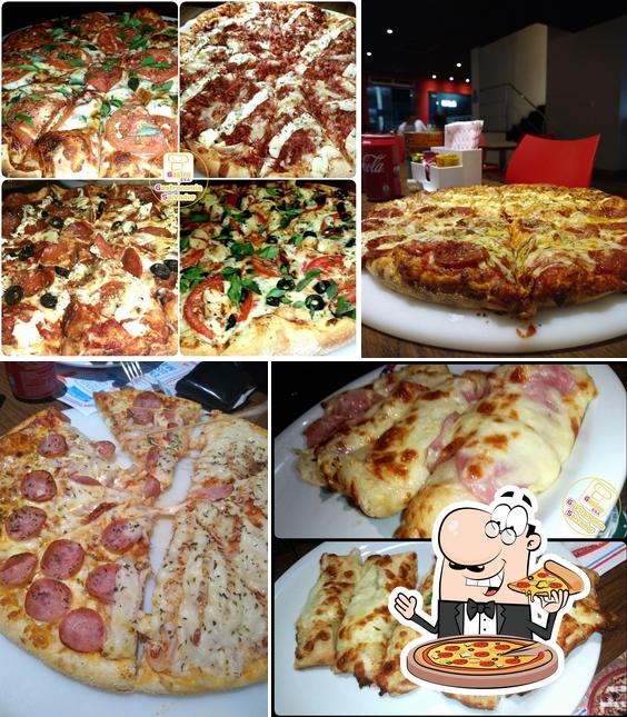 Escolha diferentes estilos de pizza