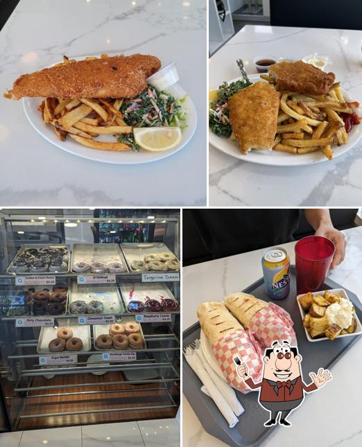 Pulled pork sandwich at Strand Shawarma & Cafe: Poutine, Fish & Chips, Pizza and Desserts
