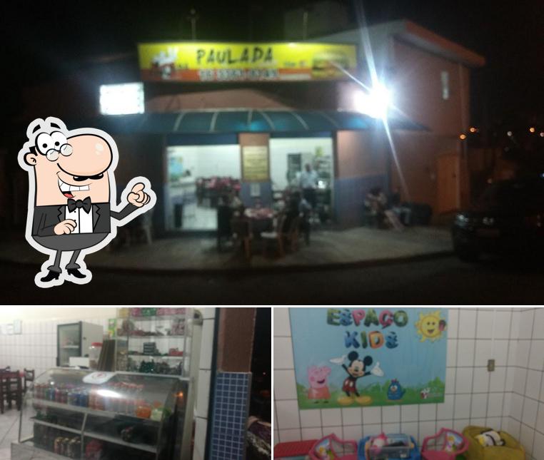 O interior do Paulada Lanches