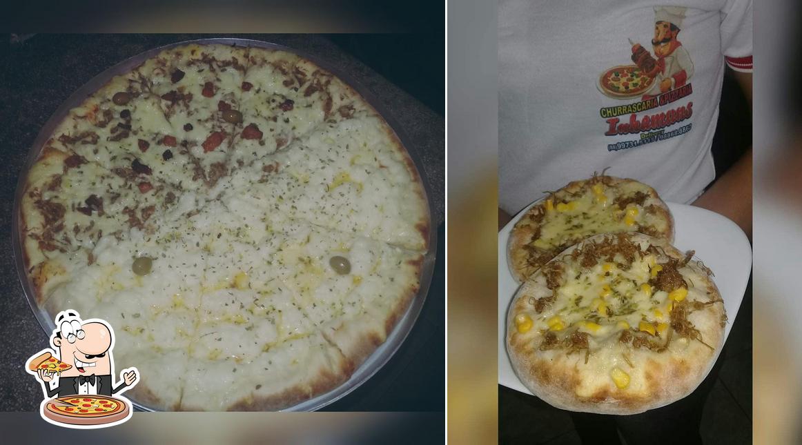 Escolha pizza no Churrascaria e Pizzaria Inhamuns