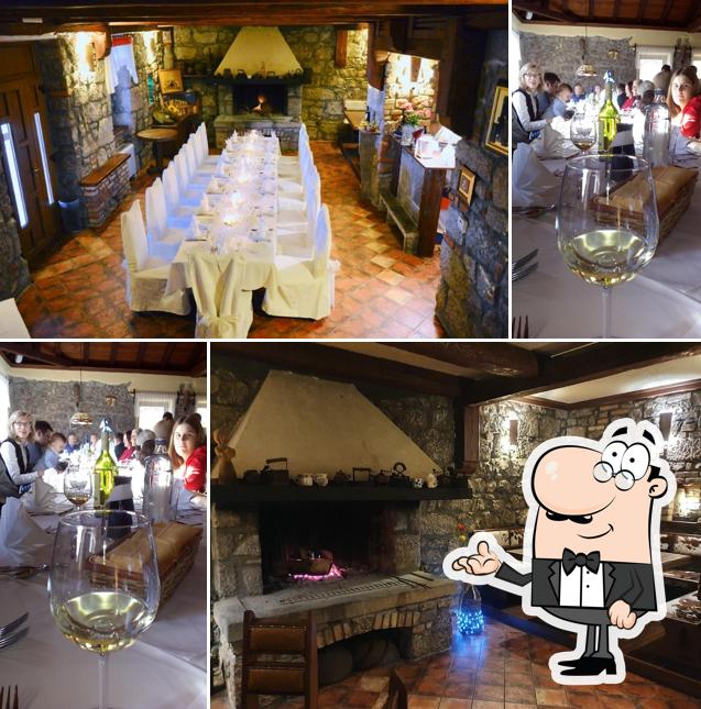 Gli interni di Club restaurant & catering Istarska Hiža