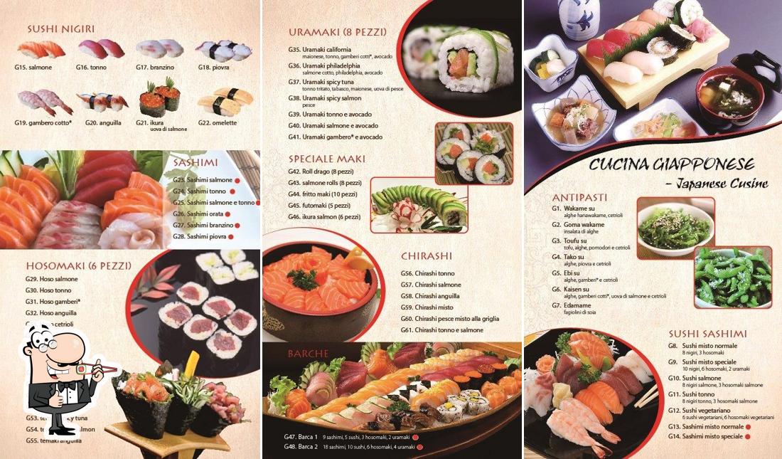 Prenditi le diverse opzioni di sushi